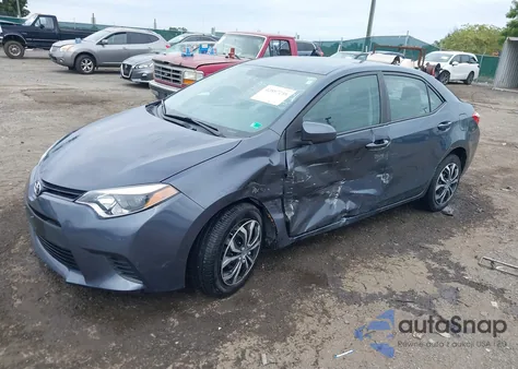 2014 Toyota Corolla Le from USA, damaged, VIN 2T1BURHE7EC212604